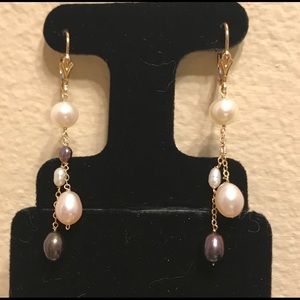 unknown Jewelry - Freshwater Pearl 14k gold Earrings unknown Jewelry - Freshwater Pearl 14k gold Earrings